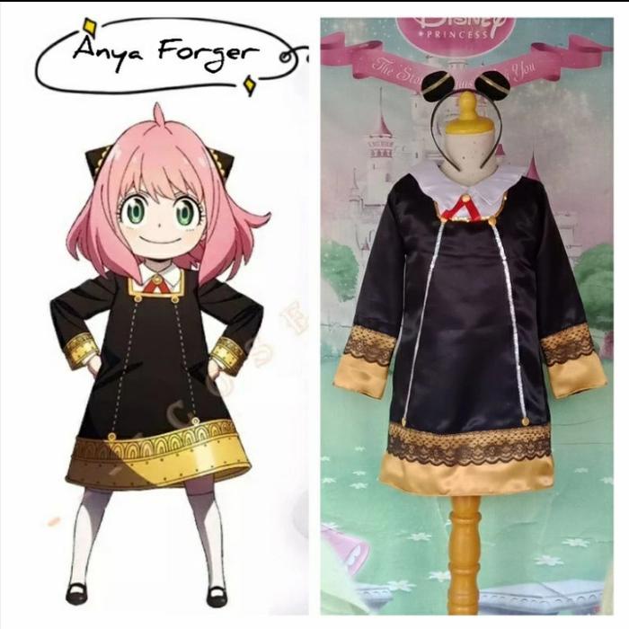 Promo Spy X Family Kostum Anak Anya Forger Cosplay Anime Anya Forger
