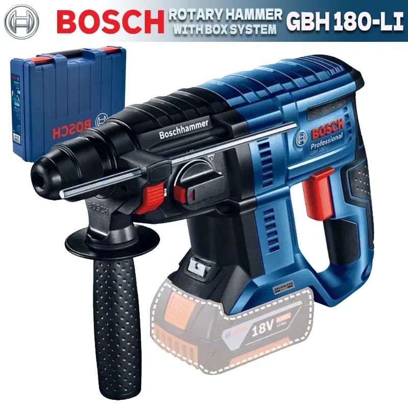 BOSCH GBH 180-LI Brushless Cordless Rotary Hammer Tool With SDS Plus 18V Multifunctional Percussion
