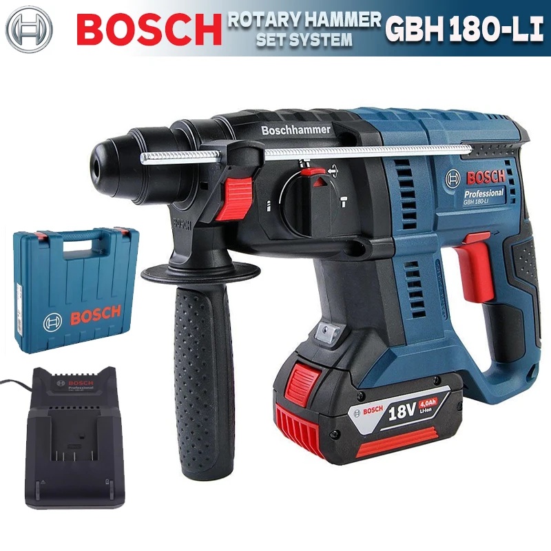 Bosch GBH 180-LI Cordless Rotary Hammers SDS PLUS Brushless Motor 18V Lithium Battery
