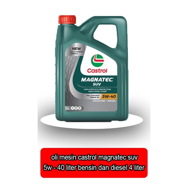 Oli Mesin Mobil Castrol Magnatec Suv 5W-40 5W40 4 Liter - 67696 -