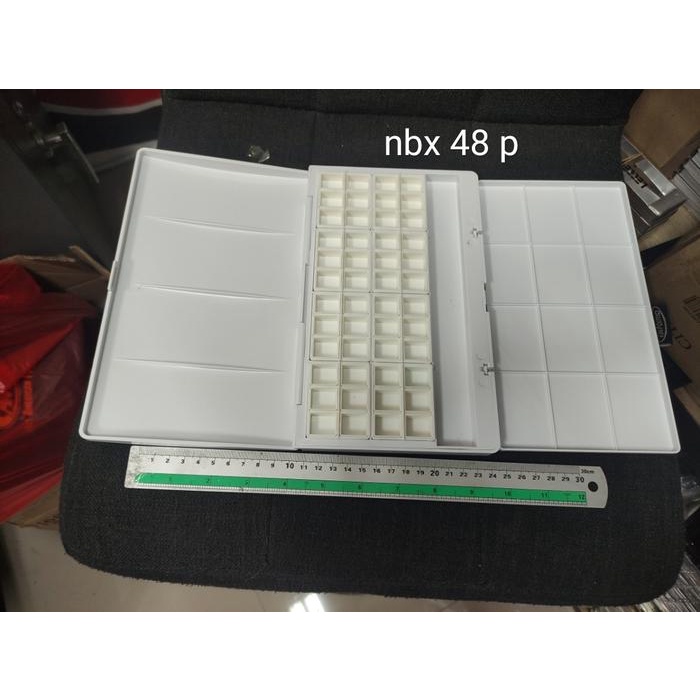 

#####] empty box watercolor nbx 48 P plus pan 48 buah 14 x 23 cm vtec