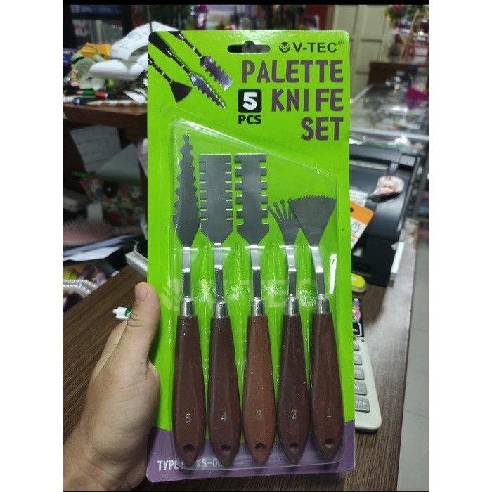 

populer] painting knives bergelombang vtec pks 008 isi 5 set