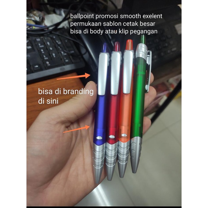 

Ready stock] ballpoint promosi smooth exelent trifello satuan pulpen