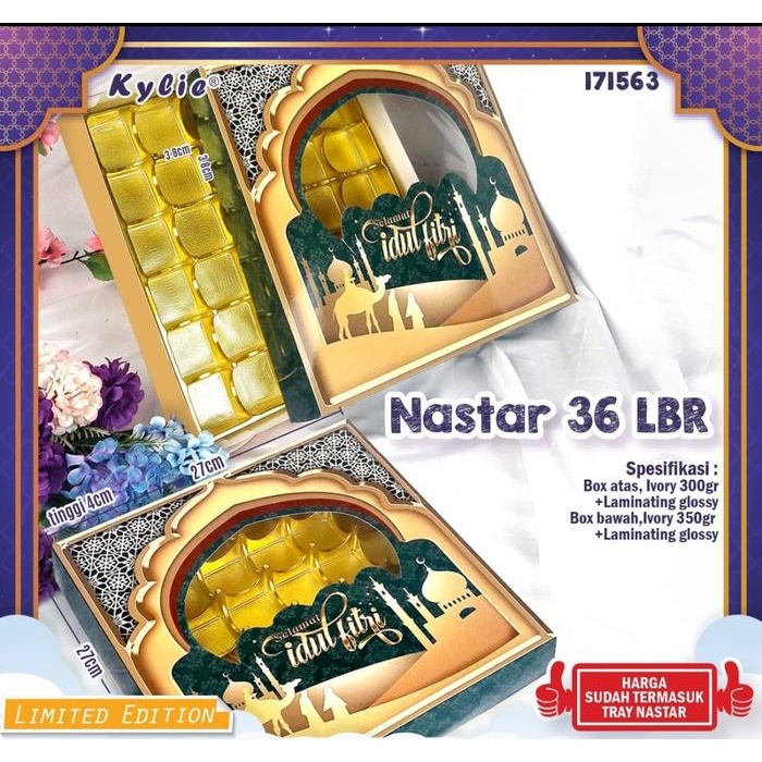 

favorit] box nastar 36 lebaran idul fitri ramadan 27 x 27 x 4 cm 36 nastar term