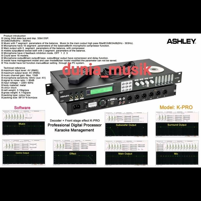 Procesor Ashley K Pro Original - Asli