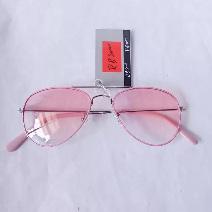 Promo Kacamata hitam anak gaya sunglasses model aviator pink putih ungu lucu