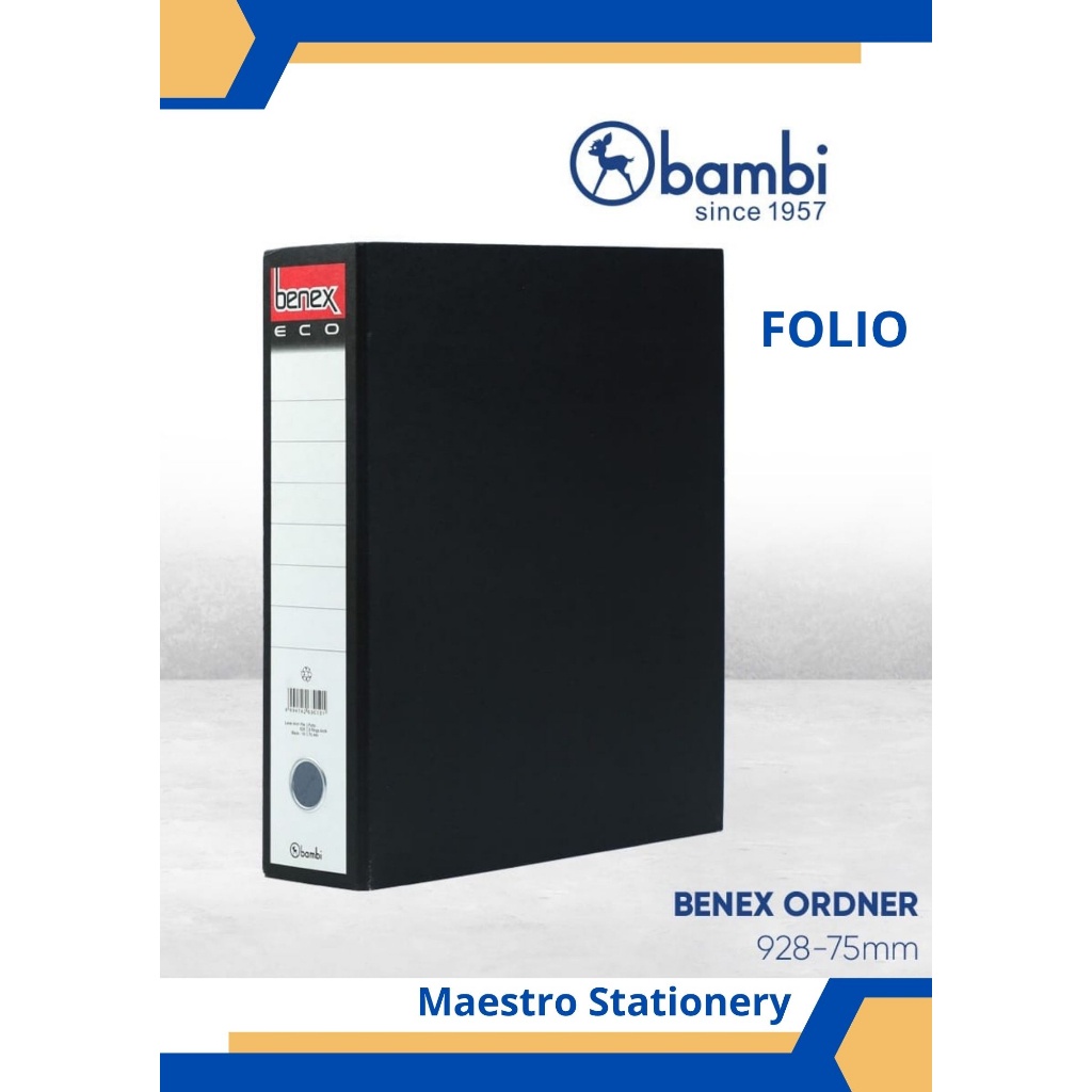 

Ordner Benex Eco Ukuran Folio Bambi 928 / Bantek / Bantex / Odner File