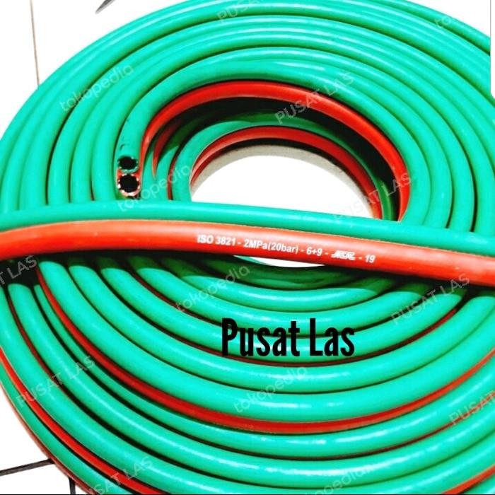 Selang Las Double Oxygen tylene Twin Welding Hose LPG Oksigen NCR