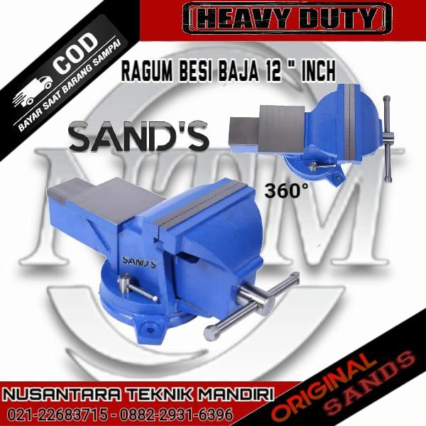 Hemat Ragum Besi Baja 12" Inch / Catok Besi 12" Inchi Made In India