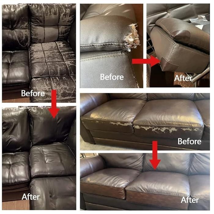 BOOM SALE Tambal Kursi Kain Sofa Stiker Kulit Sintetis Leather Sticker Tas Lem Jok Motor Mobil