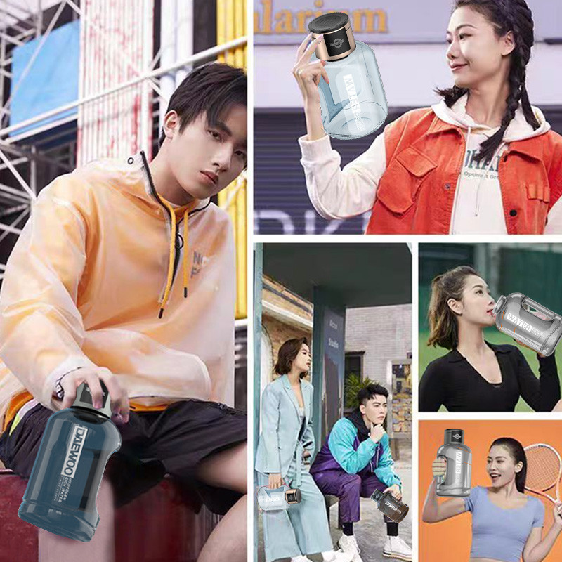 1.5L Hydrogen Water Generator Bottle SPE PEM Technology Hydrogen Water Bottle Large Capacity Long