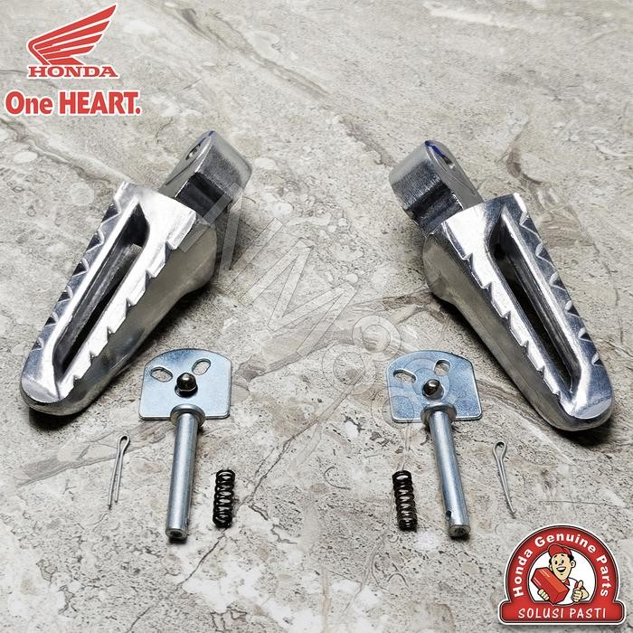 FOOTSTEP STEP BELAKANG ALUMUNIUM NEW VARIO 150 160 PNP BEAT VARIO 110 125 REVO SUPRA X 125 ORIGINAL