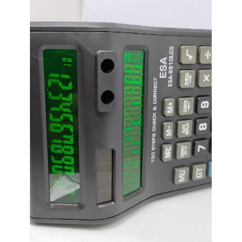 

Kalkulator layar lcd led menyala ukuran BESAR ESA 8810LCS 12DIT 2 Layar bolak balik