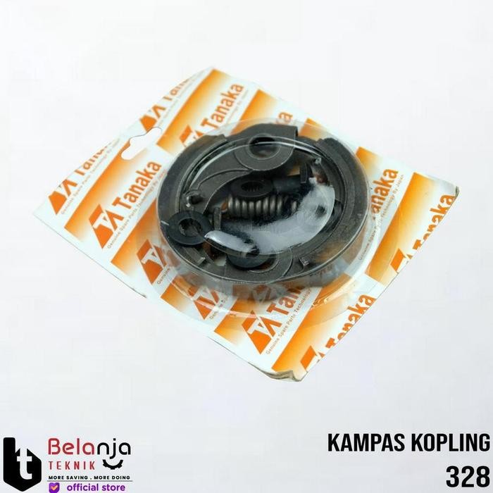 Tanaka Kampas Kopling 318 328 Clutch Shoe Mesin Potong Rumput 2Tak Ori #Gratisongkir