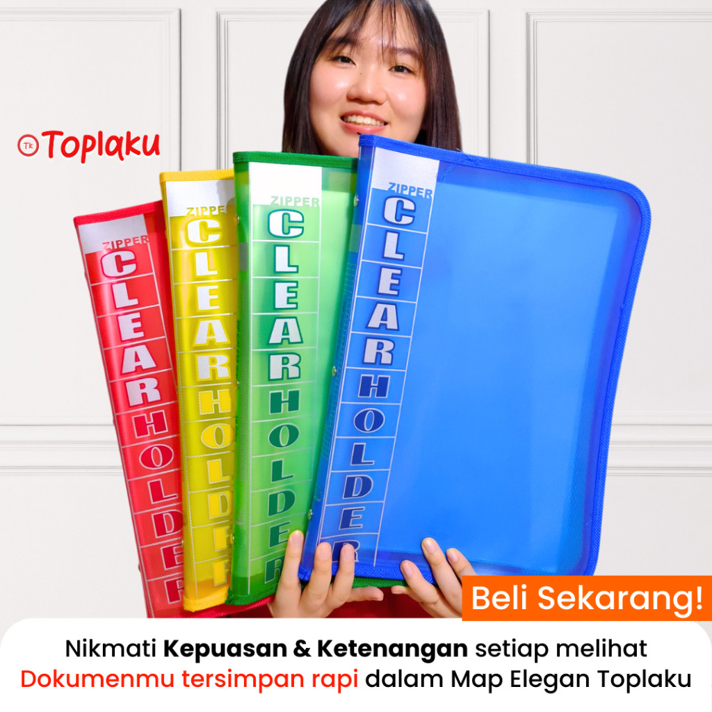 

Clear Holder Map Dokumen Resleting Anti Air Document Keeper Tempat Berkas Display Book Ijazah F4 A4