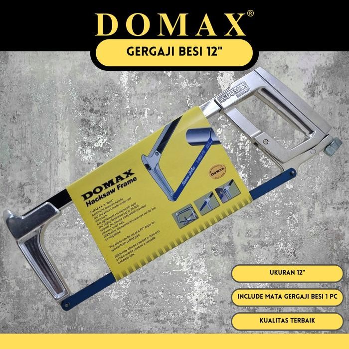 Bagus Gergaji Besi 12" Merk Domax