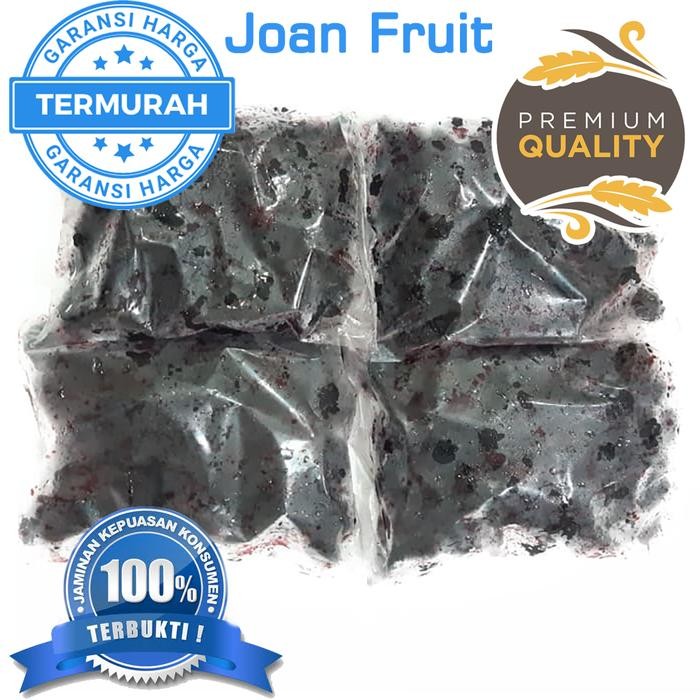 

BisaInstan- Buah Beku Blackberry 1kg Packingan per 100gr Mulberry Frozen Murbei