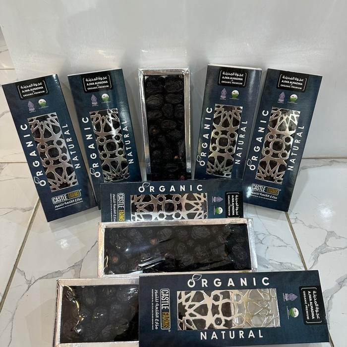 

BisaInstan- Kurma Nabi Ajwa Organik Kemasaan 500gr Original 100%