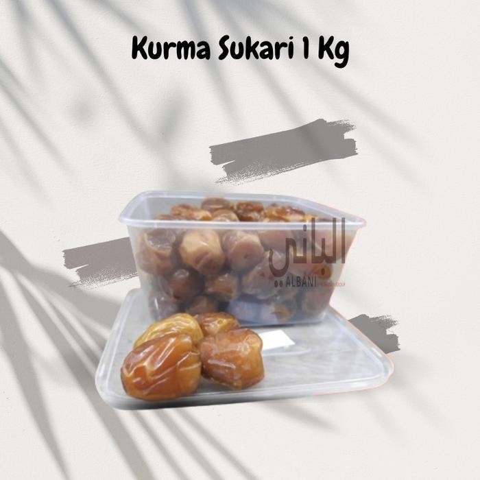 

BisaInstan- Kurma Sukari 1 Kg Toples Al Qasim / Sukkari Basah Kurma Raja Al Qosim
