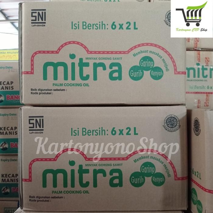 

BisaInstan- Minyak Goreng Mitra 2 liter Per Dus isi 6 pcs