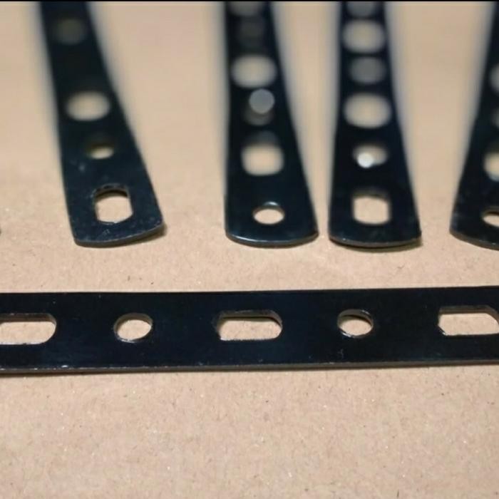 PLAT BOLONG TEBAL 4MM BREKET BESI PLAT BOLONG SPAKBOR 4MM