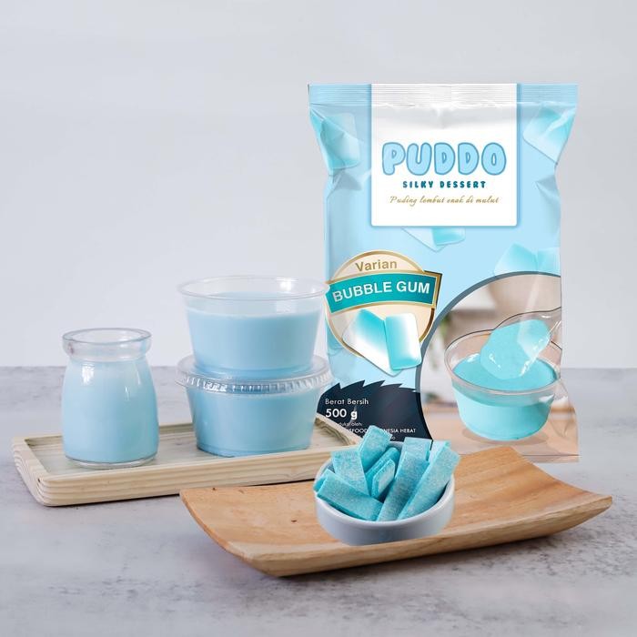 

BisaInstan- Puddo Bubuk Silky Pudding Bubblegum 500 Gr