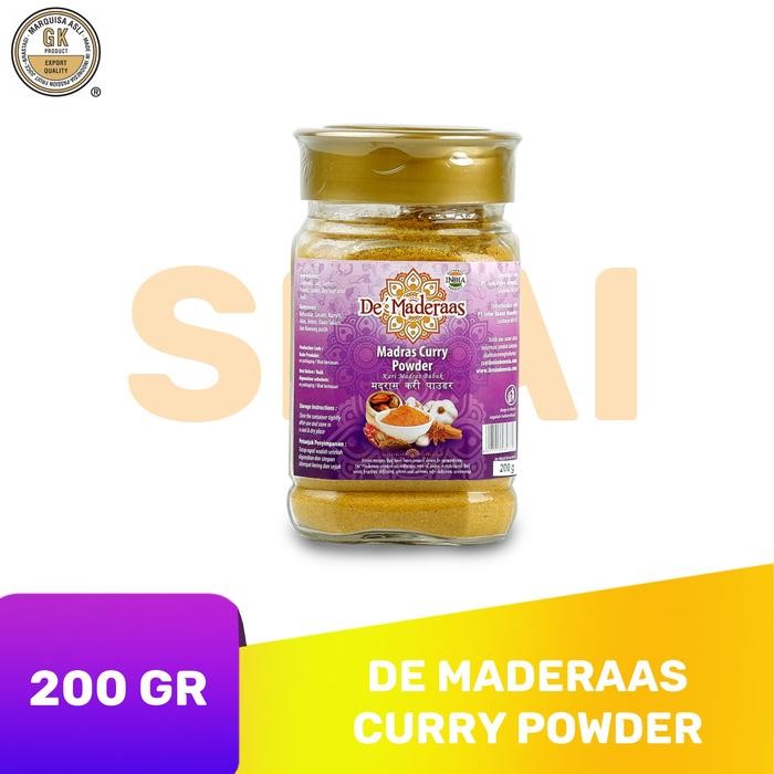

BisaInstan- De Maderaas Madras Curry Powder 200g