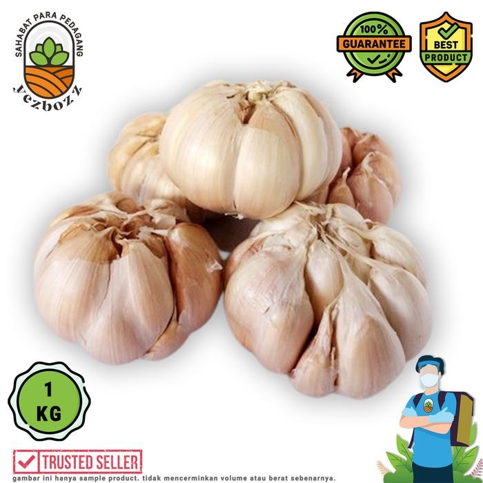 

BisaInstan- Bawang Putih Banci / Henan / Honan per 1000 gram (1Kg)
