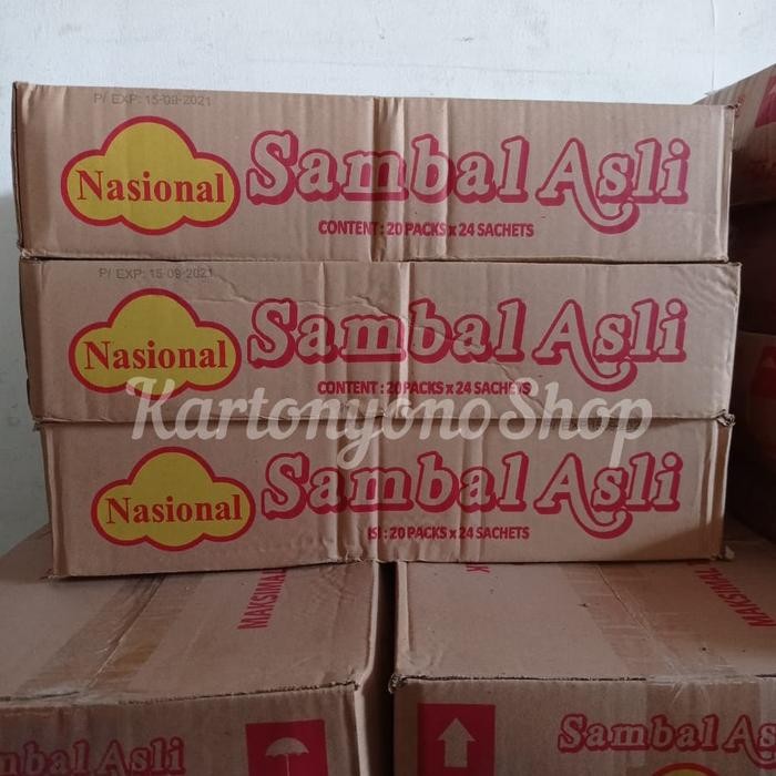 

BisaInstan- Nasional Sambal Asli Stick Per Dus isi 20pak