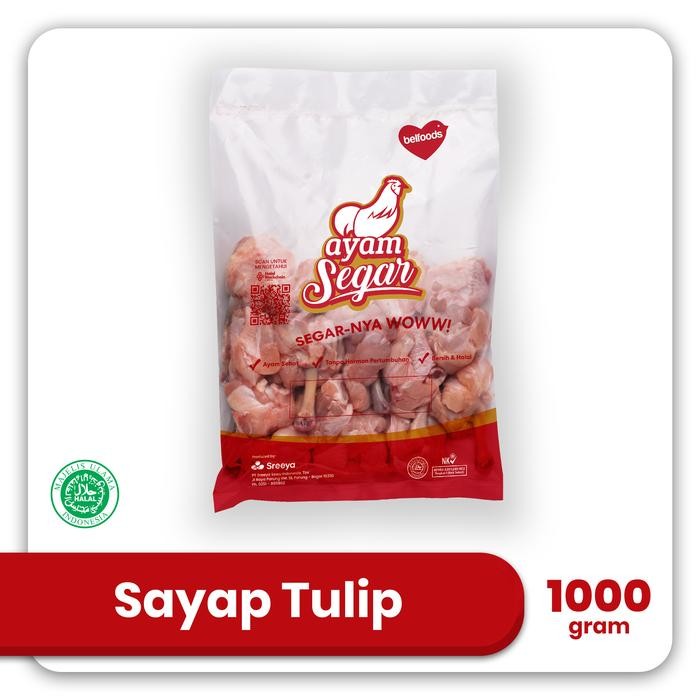 

Kirim,HariYgSama- SAYAP AYAM TULIP SREEYA 1KG CHICKEN LOLIPOP HALAL