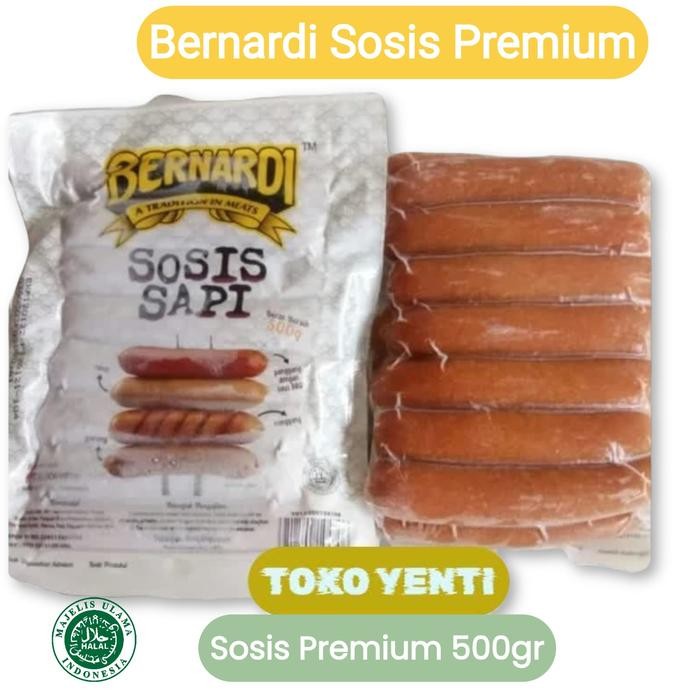 

Kirim,HariYgSama- sosis sapi bernardi premium 500gr--10cm