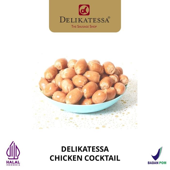 

Kirim,HariYgSama- DELIKATESSA CHICKEN COCKTAIL 300 GR SOSIS AYAM HALAL
