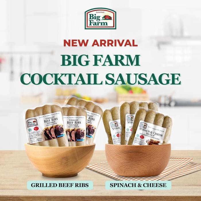 

Kirim,HariYgSama- Big Farm Cocktail Sausage - Sosis Ayam dan Sapi