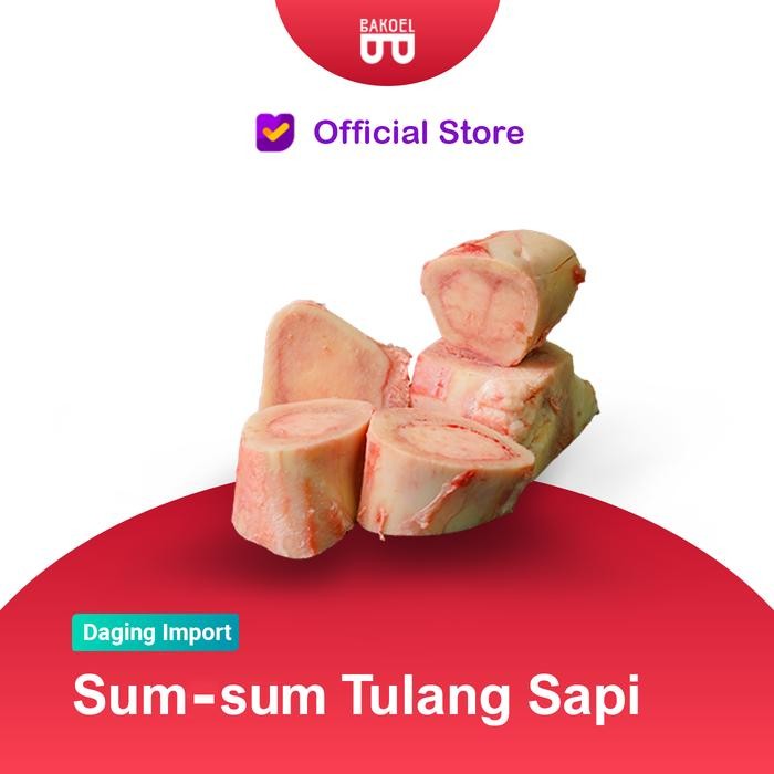 

Kirim,HariYgSama- Bone Marrow / Tulang Sum Sum pack 1kg - Daging Sapi Impor