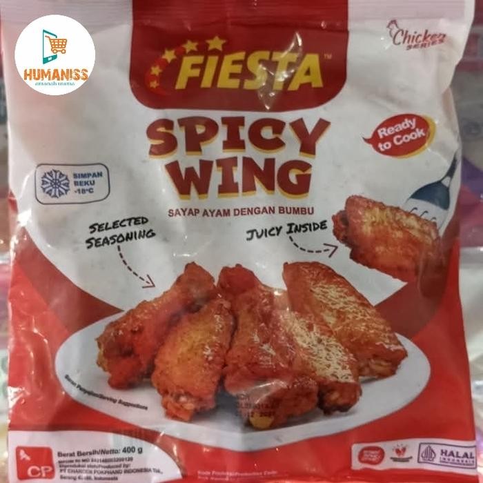 

Kirim,HariYgSama- FIESTA spicy wing 500gr / sayap ayam pedas FIESTA