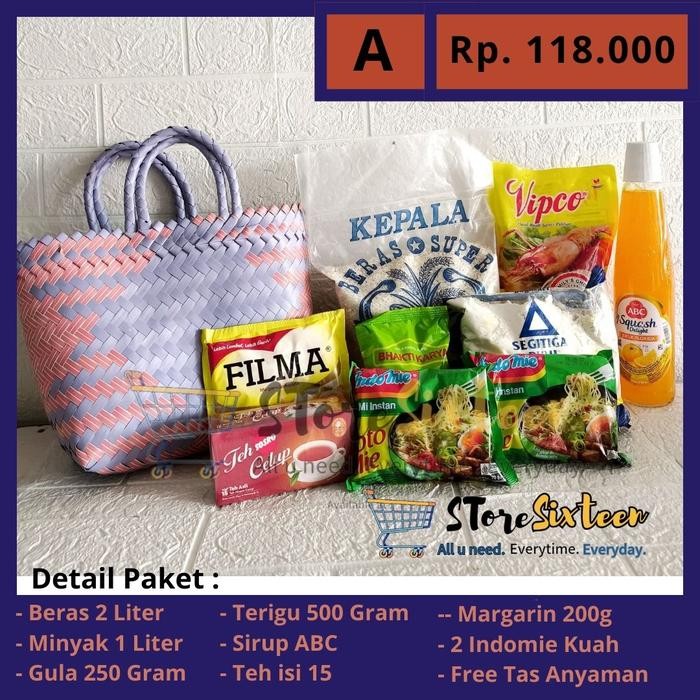 

Kirim,HariYgSama- Paket Sembako Ramadhan Spesial 100 Ribuan A