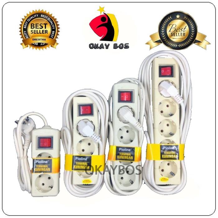 STOP KONTAK 5 LUBANG PANJANG 5M+ KABEL / STOP KONTAK KABEL
