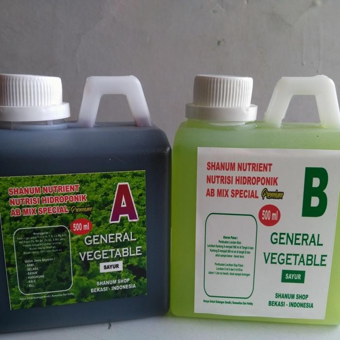 

Nutrisi AB Mix Cair Spesial Premium Pekatan ML Sayur Daun *