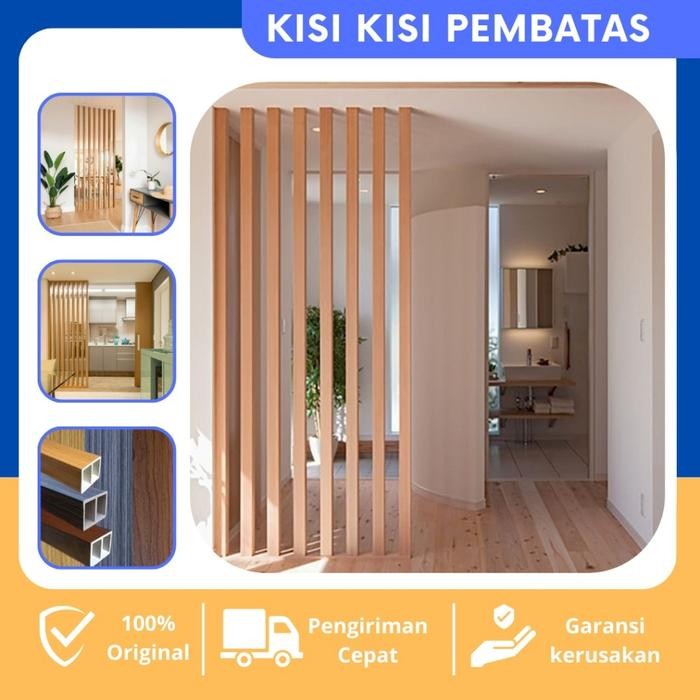 (TOP) KISI KISI PEMBATAS RUANGAN TINGGI 2,9 METER / SEKAT RUANGAN / SEKAT RUANGAN MOTIF KAYU