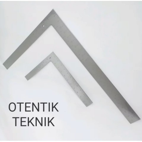 

PENGGARIS BESI 40 CM X 60 CM - 16 X 24 INCH CHROME ED ANGLE RULER