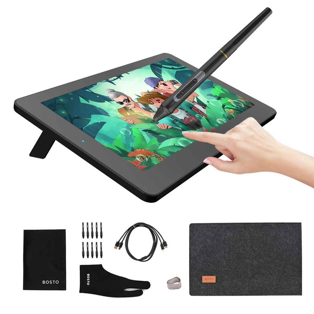 

2025 11.6 Inch Graphics Drawing Tablet Bt-12Hd/Bt-12Hdt Digital Drawing Tablet Hd Hips Lcd 1366*768