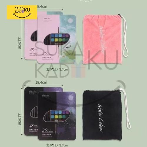 

ready stok giorgione cat air padat 48 color solid watercolor paint set original