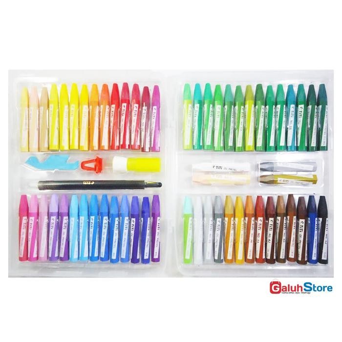 

ready stok titi crayon oil pastel 55 warna original