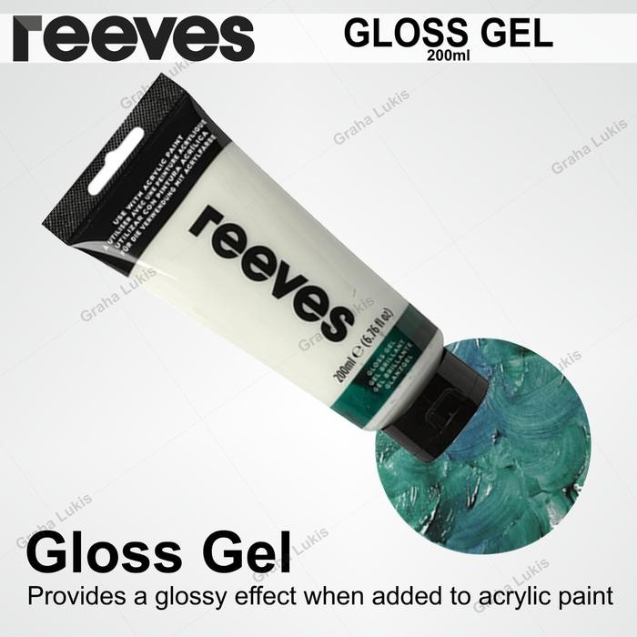 

ready stok reeves gloss gel medium 200ml original