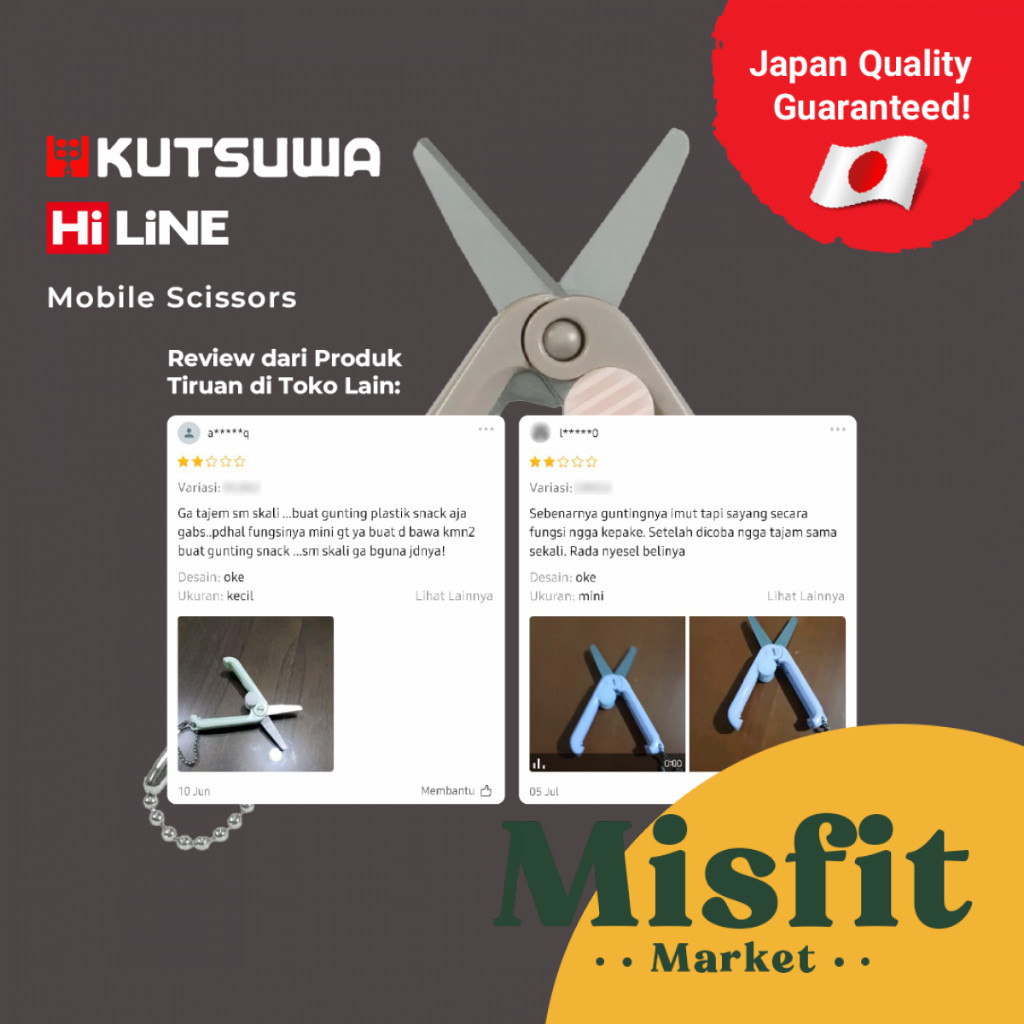 

Kutsuwa HiMobile Scissors LHT Color Series ting Mini Hi-