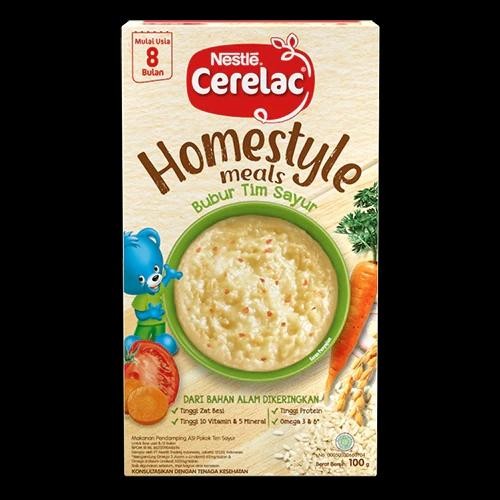 Amorie- Cerelac Home Style Bubur Bayi Tim Usia 7 Bulan Keatas