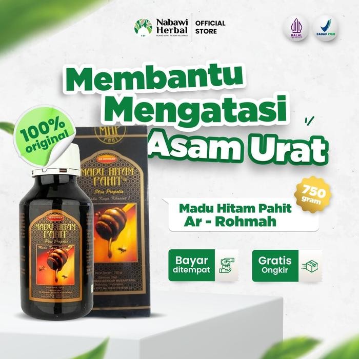 

Terlaris- Madu Hitam Pahit Arrohmah 750Gr -Gratisongkir