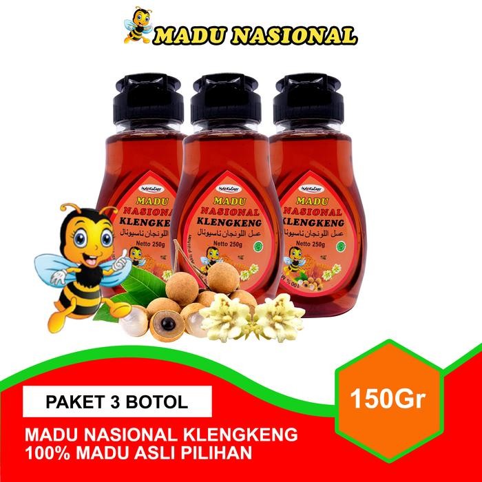 

Terlaris- Madu Nasional Klengkeng Kelengkeng 150Gr 3 Botol -Gratisongkir