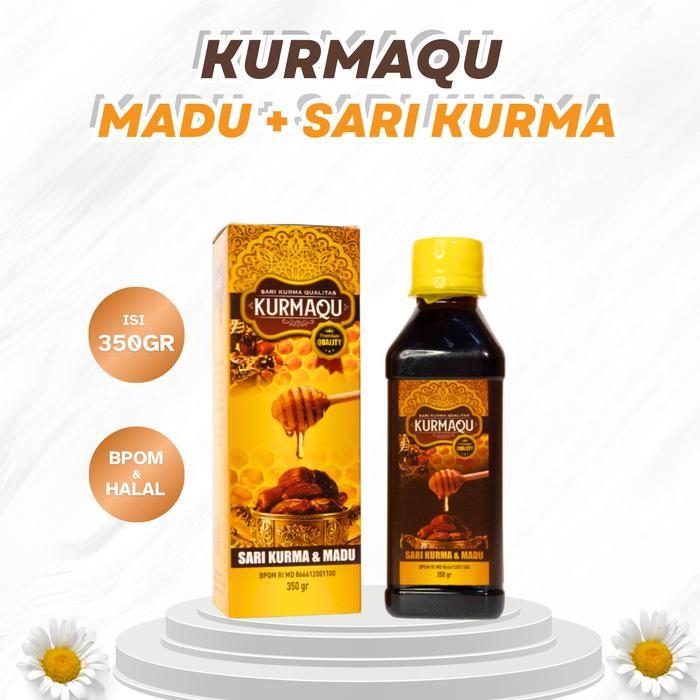 

Terlaris- Kurmaqu Sari Kurma Dan Madu Isi 350 Gram Asli 100% Original Botol Syrup Honey Gula Sirup