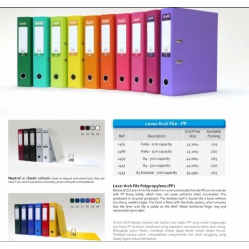 

odner A4 bantex 1450/7cm/70mm